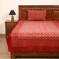 Pipad Hand Block Print Single Bedsheet with 1 Pillow Cover Set (90 x 60 in) 12