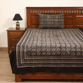 Pipad Hand Block Print Single Bedsheet with 1 Pillow Cover Set (90 x 60 in) 11