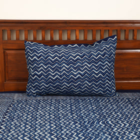 Pipad Hand Block Print Single Bedsheet with 1 Pillow Cover Set (90 x 60 in) 10