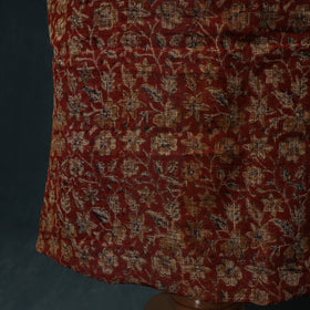 Pedana Kalamkari Block Print Kota Doria Cotton 2pc Unstitched Dress Material Kurta Set 24