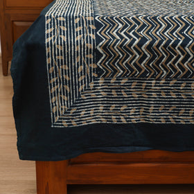 Pipad Hand Block Print Single Bedsheet with 1 Pillow Cover Set (90 x 60 in) 06