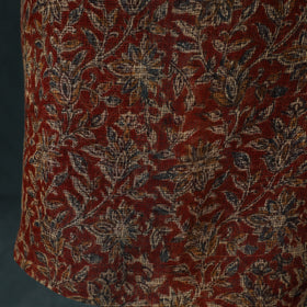 Pedana Kalamkari Block Print Kota Doria Cotton 2pc Unstitched Dress Material Kurta Set 26