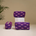 Handcrafted Fabric Toiletry Bags (Set of 3) 03