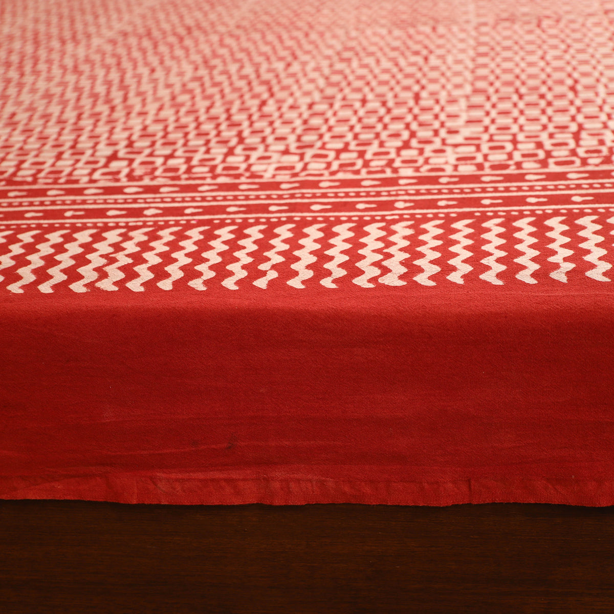 Pipad Hand Block Print Single Bedsheet with 1 Pillow Cover Set (90 x 60 in) 05
