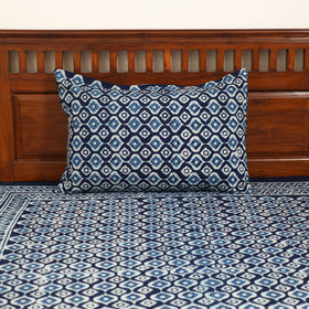 Pipad Hand Block Print Single Bedsheet with 1 Pillow Cover Set (90 x 60 in) 04