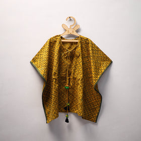 Yellow - cotton kids kaftan (3-4 years) 11 - handcrafted