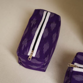 Handcrafted Fabric Toiletry Bags (Set of 3) 04