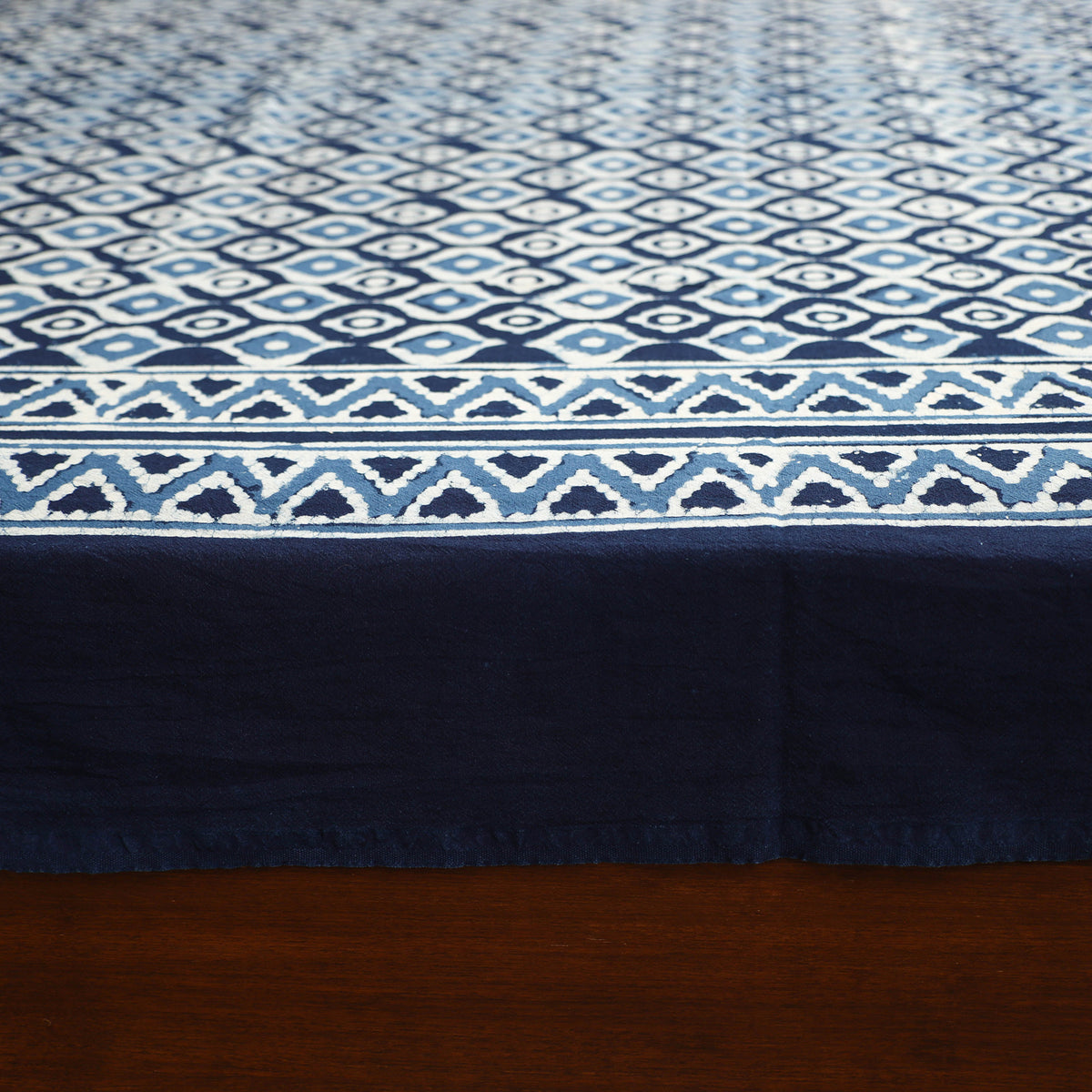 Pipad Hand Block Print Single Bedsheet with 1 Pillow Cover Set (90 x 60 in) 04