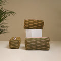 Handcrafted Fabric Toiletry Bags (Set of 3) 06