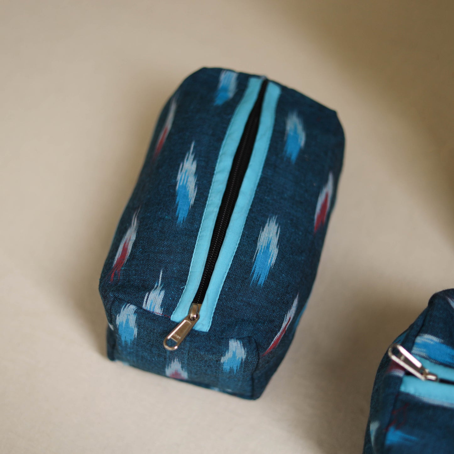Handcrafted Fabric Toiletry Bags (Set of 3) 13