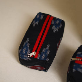 Handcrafted Fabric Toiletry Bags (Set of 3) 14