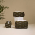 Handcrafted Fabric Toiletry Bags (Set of 3) 18