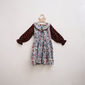 Pure Cotton Girls Frock Dress in Sanganeri Floral Print (3-4 Years) 01