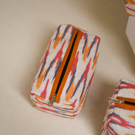 Handcrafted Fabric Toiletry Bags (Set of 3) 26