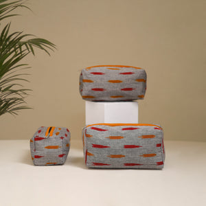 Handcrafted Fabric Toiletry Bags (Set of 3) 28