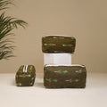 Handcrafted Fabric Toiletry Bags (Set of 3) 29