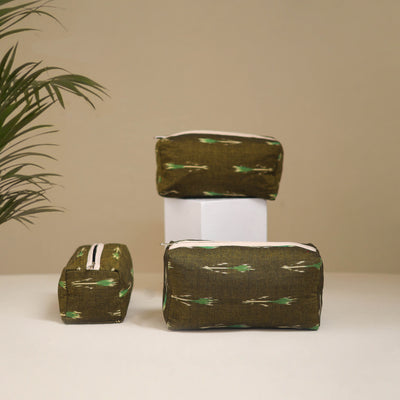 Handcrafted Fabric Toiletry Bags (Set of 3) 29
