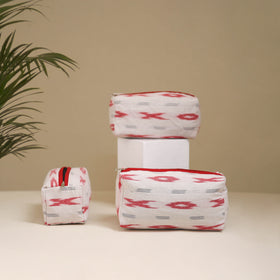 Handcrafted Fabric Toiletry Bags (Set of 3) 31