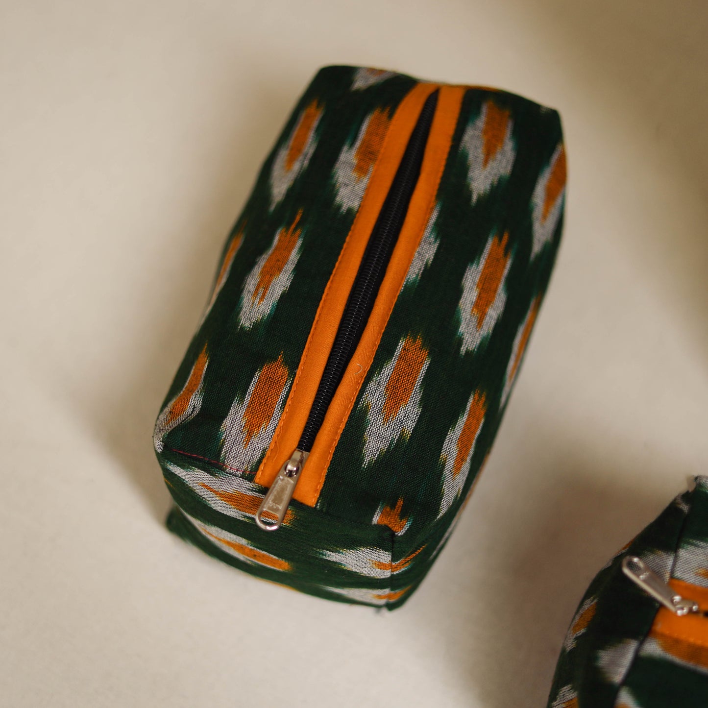 Handcrafted Fabric Toiletry Bags (Set of 3) 32