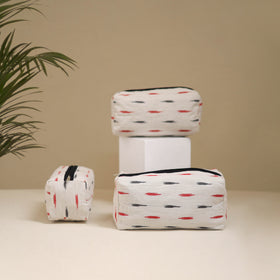 Handcrafted Fabric Toiletry Bags (Set of 3) 33