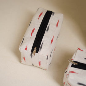 Handcrafted Fabric Toiletry Bags (Set of 3) 33
