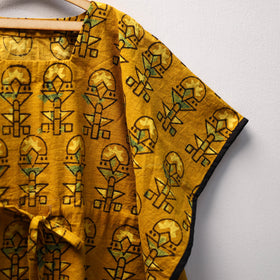 Yellow - cotton kids kaftan (3-4 years) 32 - handcrafted