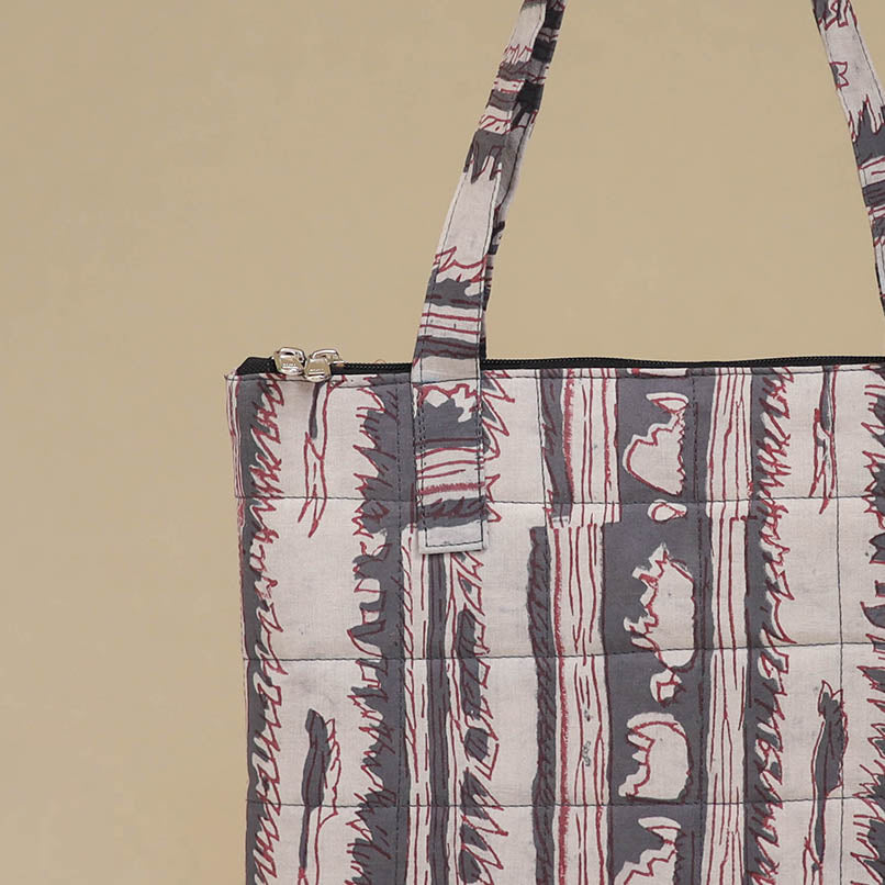 Handcrafted Quilted Handbag 03