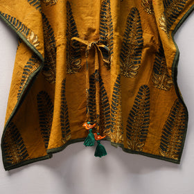 Yellow - cotton kids kaftan (3-4 years) 33 - handcrafted