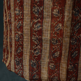 Pedana Kalamkari Block Print Kota Doria Cotton 2pc Unstitched Dress Material Kurta Set 41   -1 41
