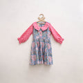 Pure Cotton Girls Frock Dress in Sanganeri Floral Print (3-4 Years) 11