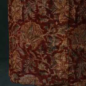 Pedana Kalamkari Block Print Kota Doria Cotton 2pc Unstitched Dress Material Kurta Set 45