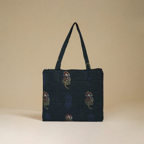 Green - Handcrafted Quilted Handbag 18