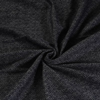 Black - Acrylic Fine Merino Wool Fabric 26