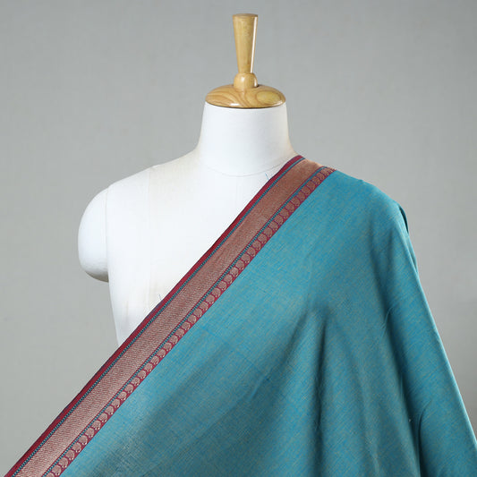 Prewashed Dharwad Cotton Thread Border Fabric 09