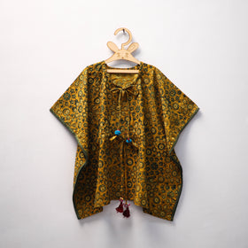 Yellow - cotton kids kaftan (3-4 years) 41 - handcrafted