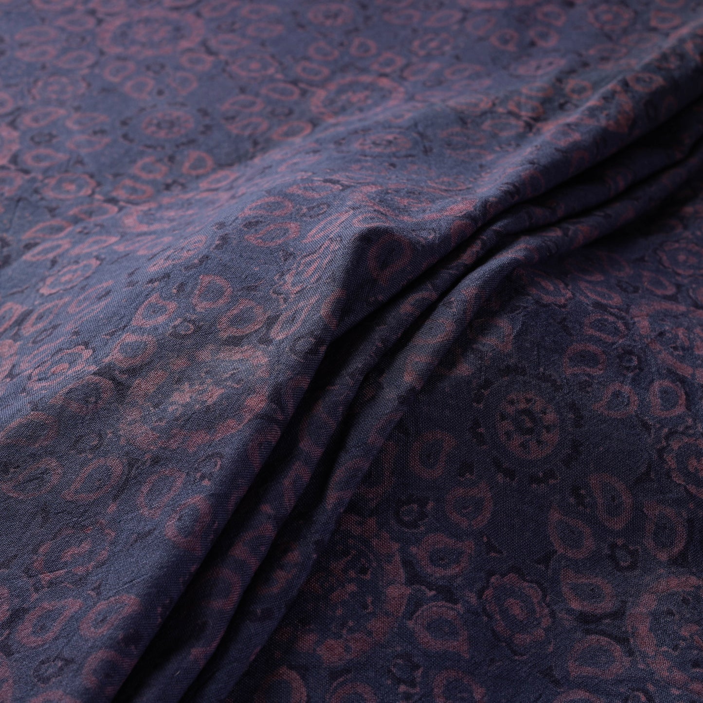 Grey - pure wool handloom natural dyed fabric 10