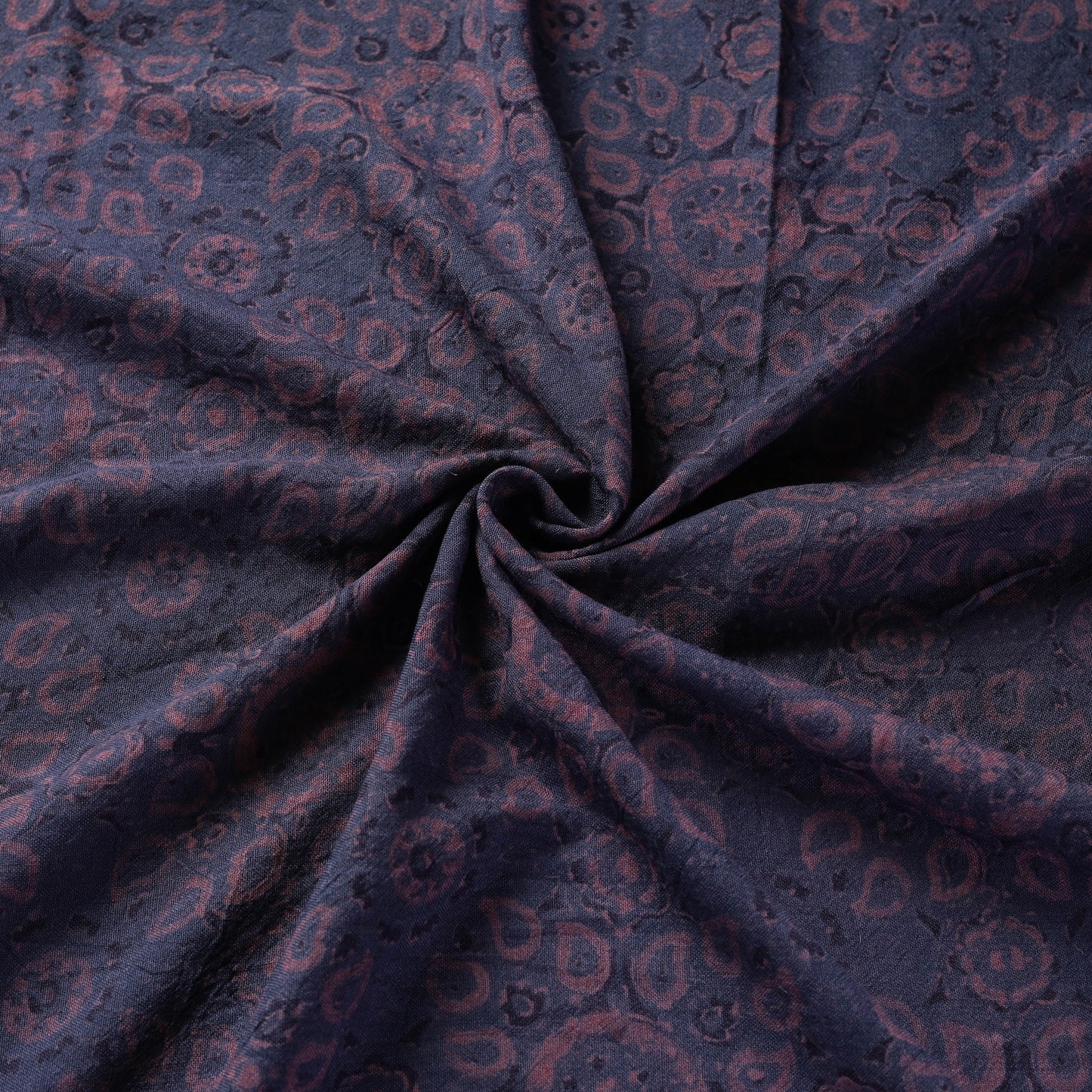 Grey - pure wool handloom natural dyed fabric 10