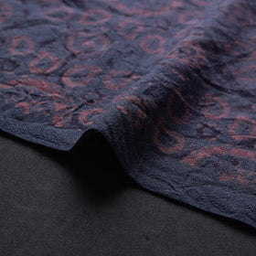 Grey - pure wool handloom natural dyed fabric 10