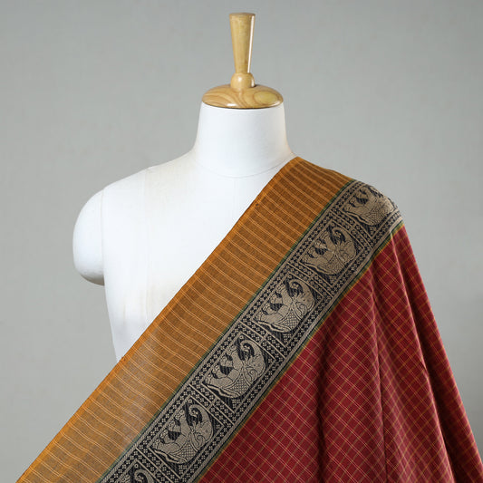 Prewashed Dharwad Cotton Thread Border Fabric 31