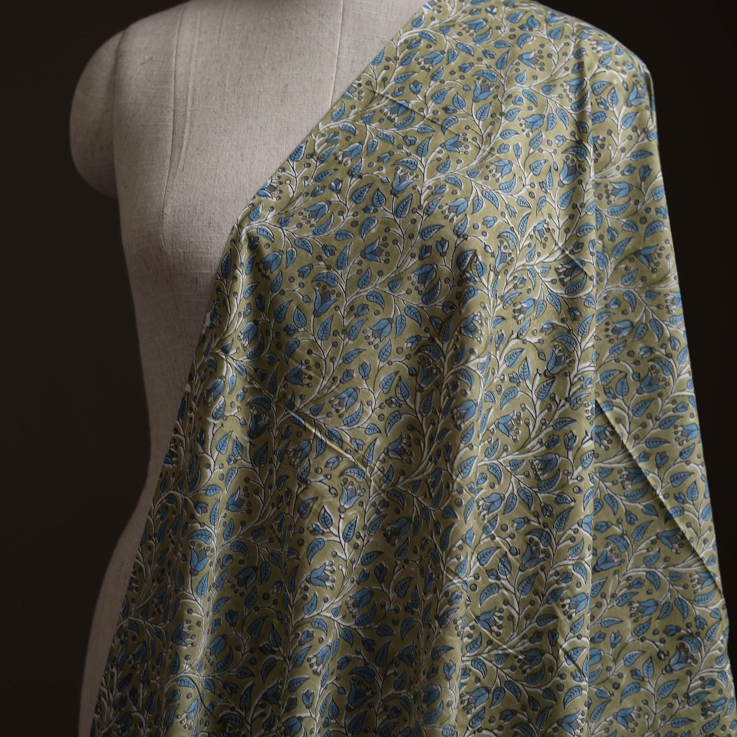 Sanganeri Hand Block Print Cotton Fabric 04