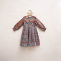 Pure Cotton Girls Frock Dress in Sanganeri Floral Print (3-4 Years) 19