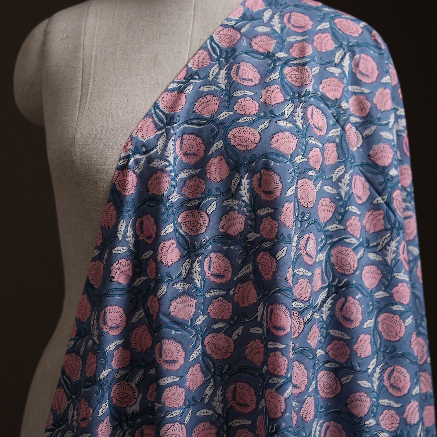 Sanganeri Hand Block Print Cotton Fabric 09