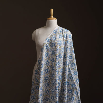 Sanganeri Hand Block Print Cotton Fabric 10