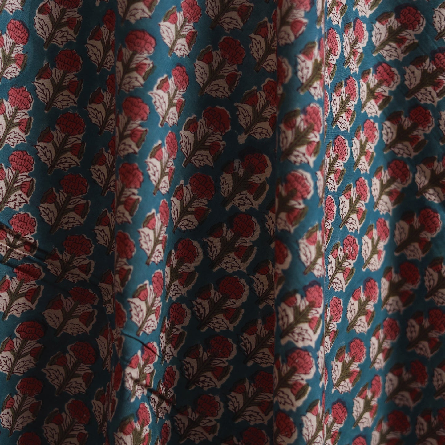 Sanganeri Hand Block Print Cotton Fabric 13