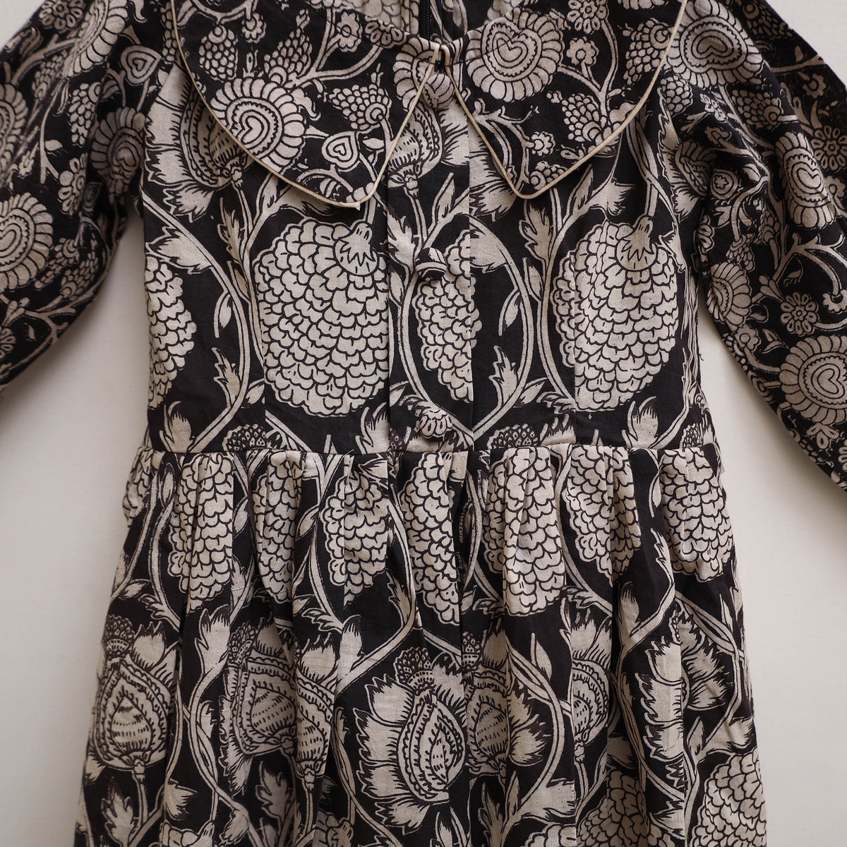 Pure Cotton Girls Frock Dress in Kalamkari Print (3-4 Years) 24