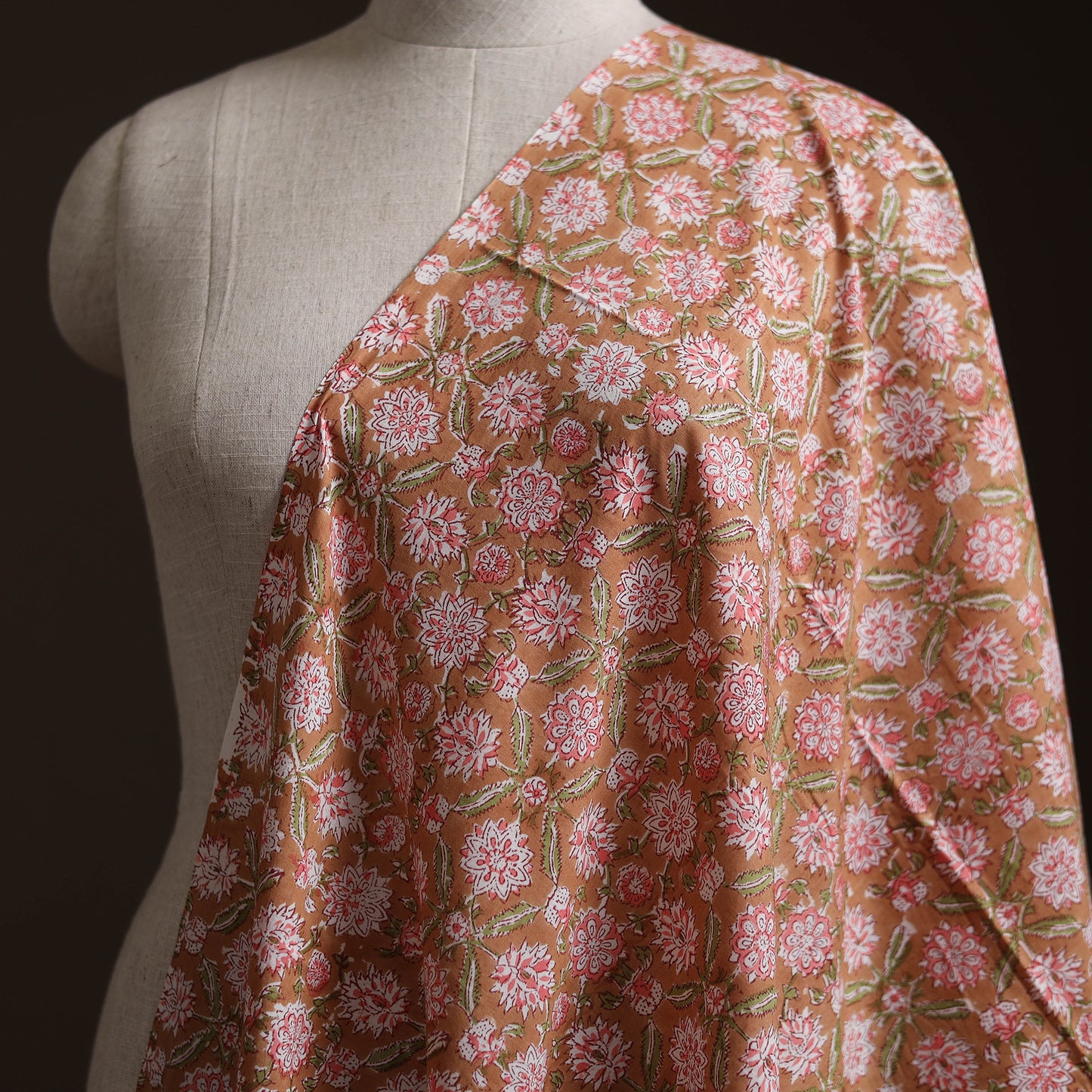 Sanganeri Hand Block Print Cotton Fabric 17