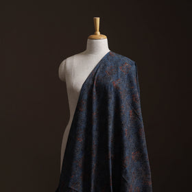 Ajrakh Hand Block Print Natural Dyed Cotton Lycra Fabric 07
