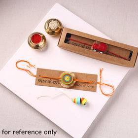 Chakra - Handmade Paper Quilling Rakhi & Lumba Set 57