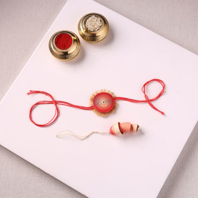 Chakra - Handmade Paper Quilling Rakhi & Lumba Set 52