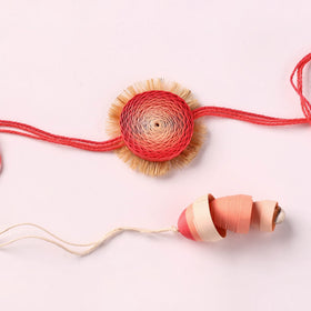 Chakra - Handmade Paper Quilling Rakhi & Lumba Set 52